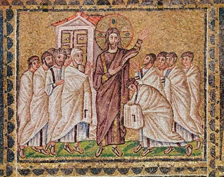The Incredulity of St. Thomas, fra scener fra Kristi liv (mosaik)